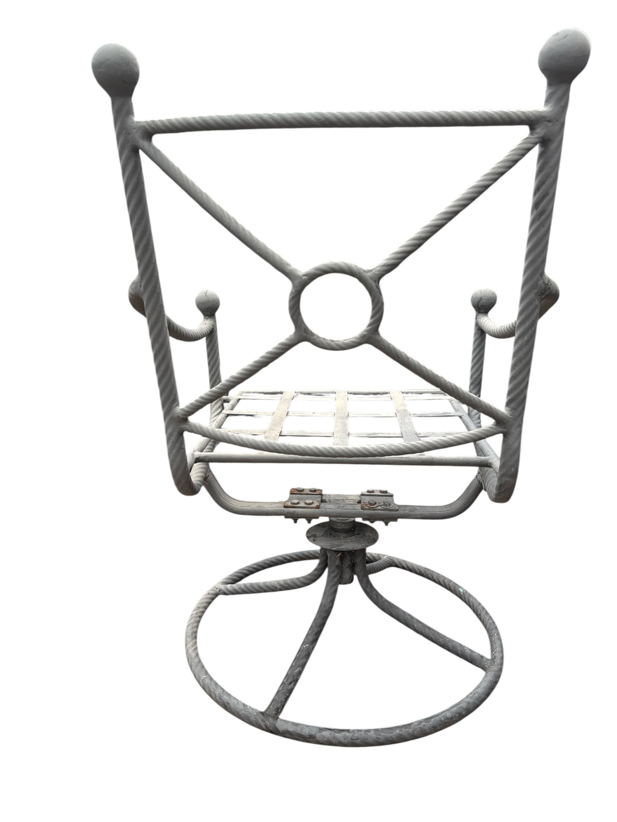 Rope Design Table and Six Swivel Chairs