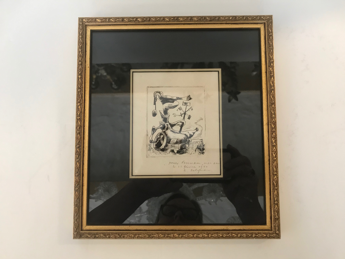 Etching Signed by Kurt Seligmann 1940