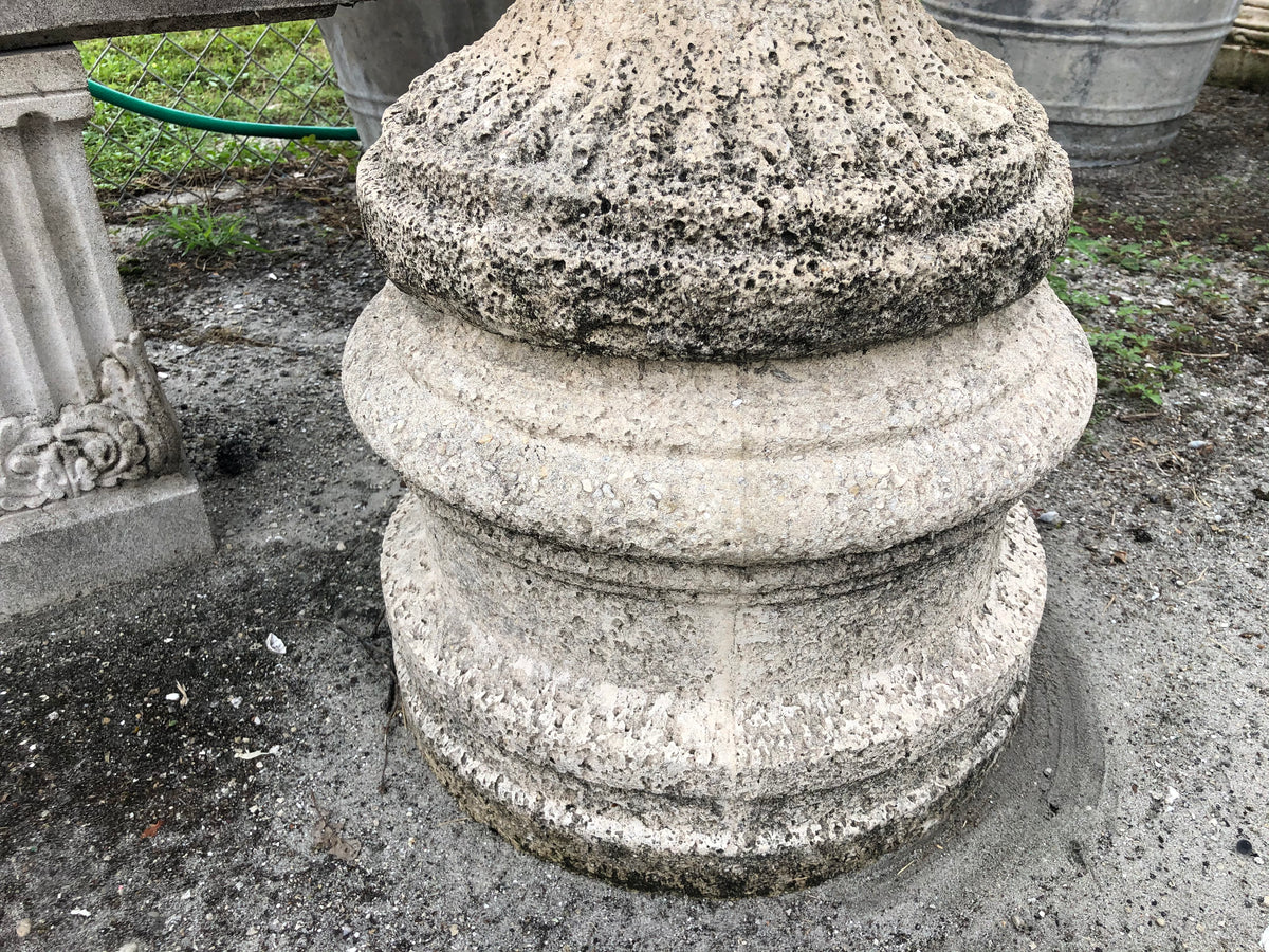 Cast Stone Urn on Stand