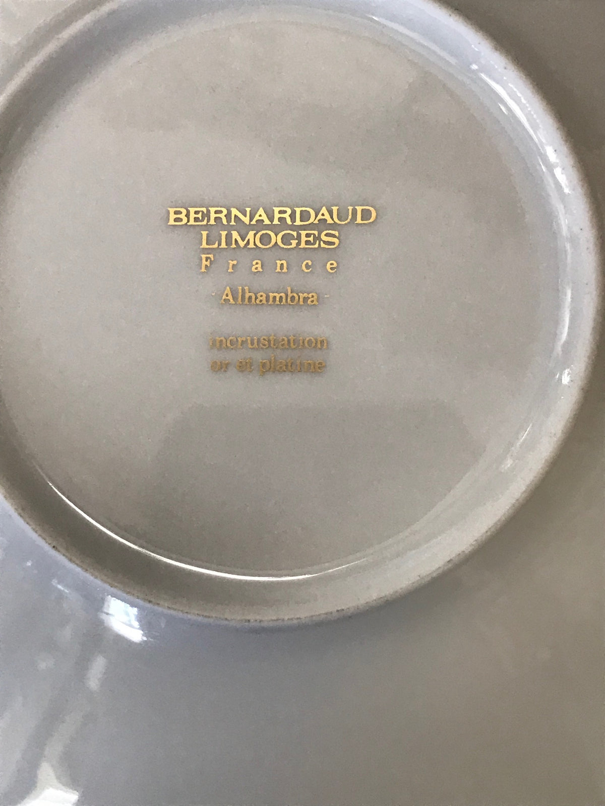 Bernardaud Limoges "Alhambra" S/12 Plates, Cups & Saucers