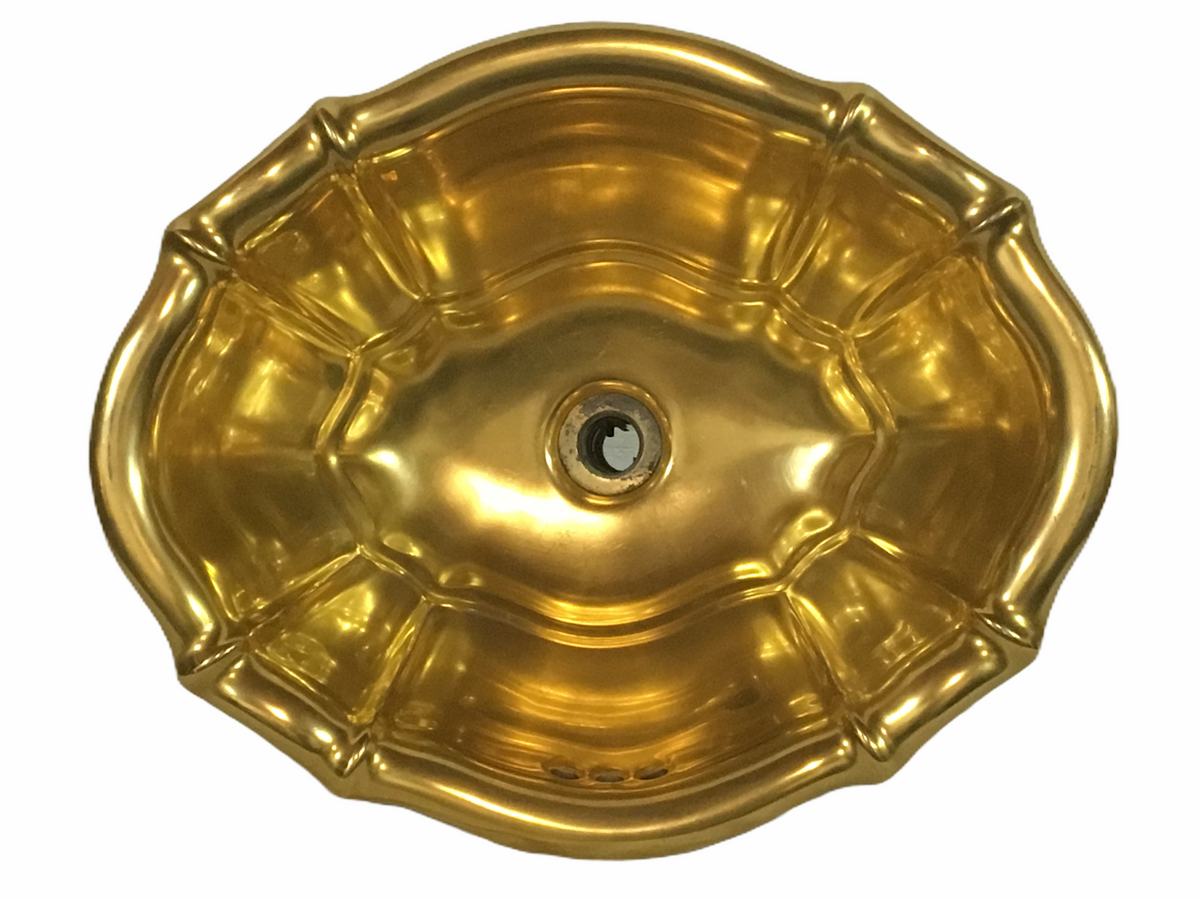 Sherle Wagner Gold Sink Bowl