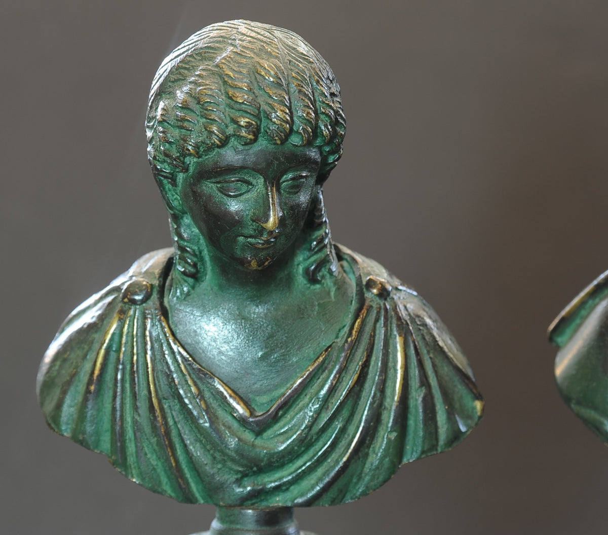 Two Greco-Roman Style Busts