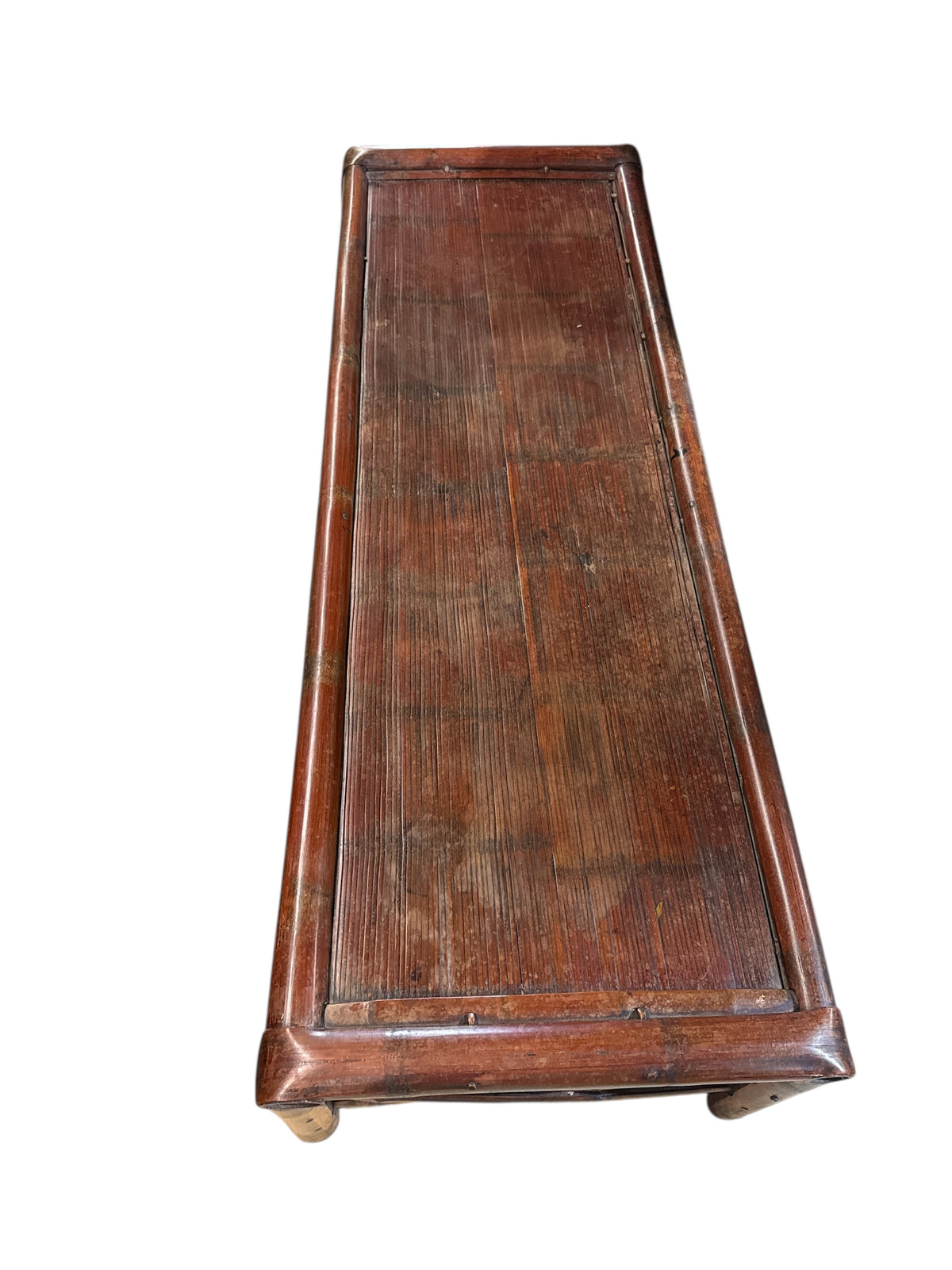 Chinese Carved Bamboo Bench