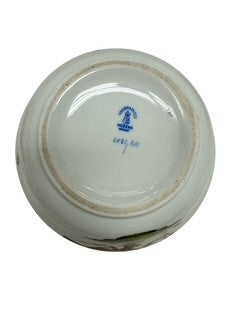 Herend Rothschild Bird Lidded Ginger Jar with Yellow Rose Finial