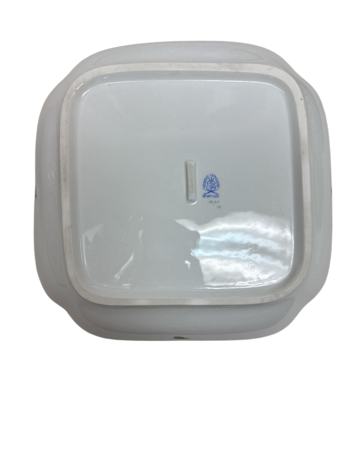 Herend Rothschild Bird Square Salad Bowl