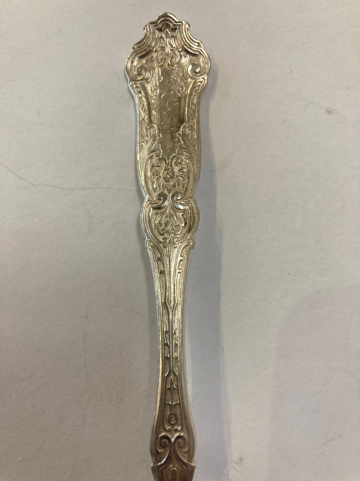 S/6 Wallace Silver Plate Fruit Spoons