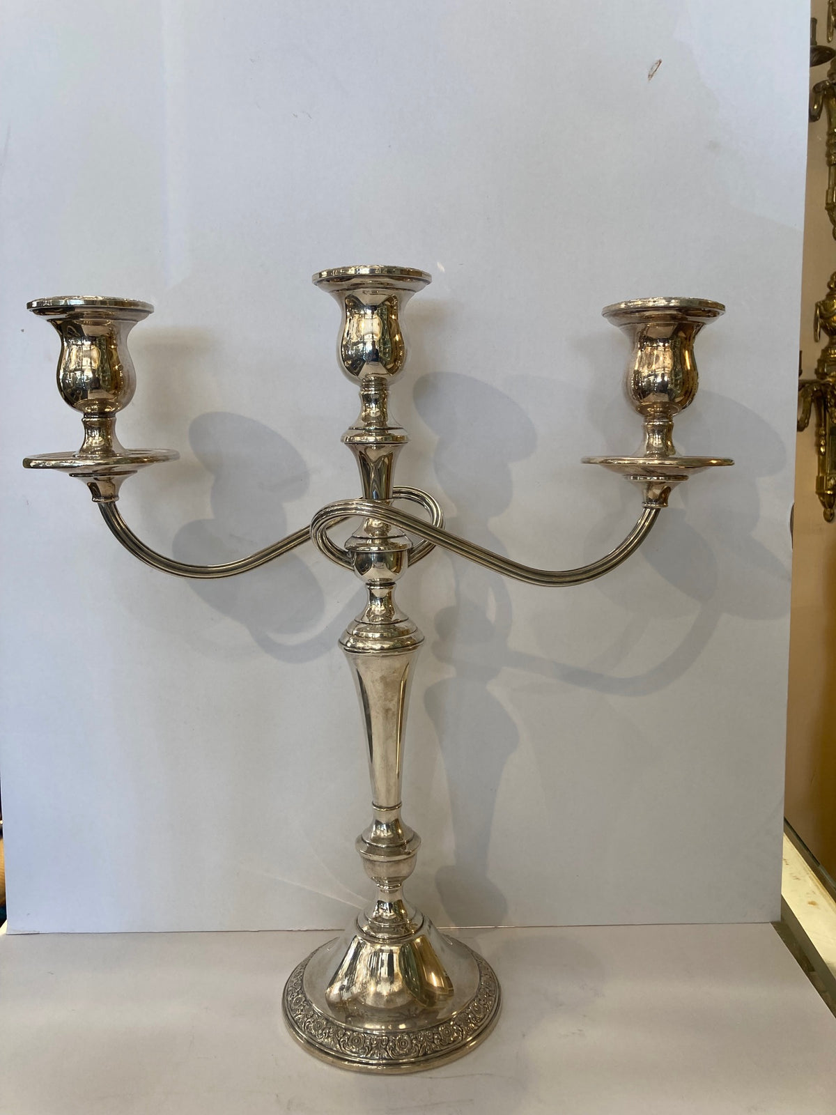 Pair Wallace Sterling Candelabras