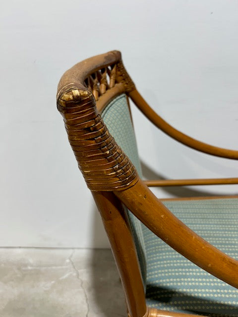 Vintage Rattan Arm Chairs