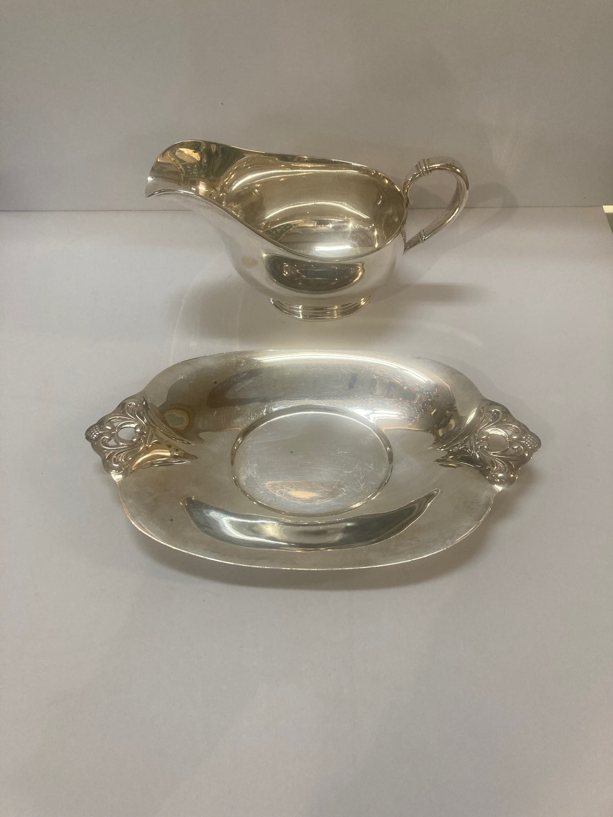 International Sterling "Royal Danish" Gravy/Sauce Boat & Undertray