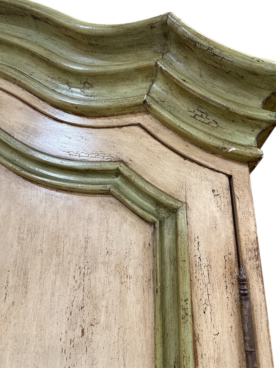 Green Accent Painted Amoire