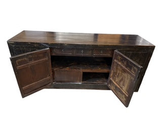 Asian Style Wood Sideboard