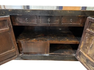 Asian Style Wood Sideboard