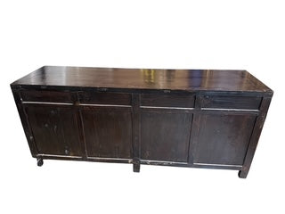 Asian Style Wood Sideboard