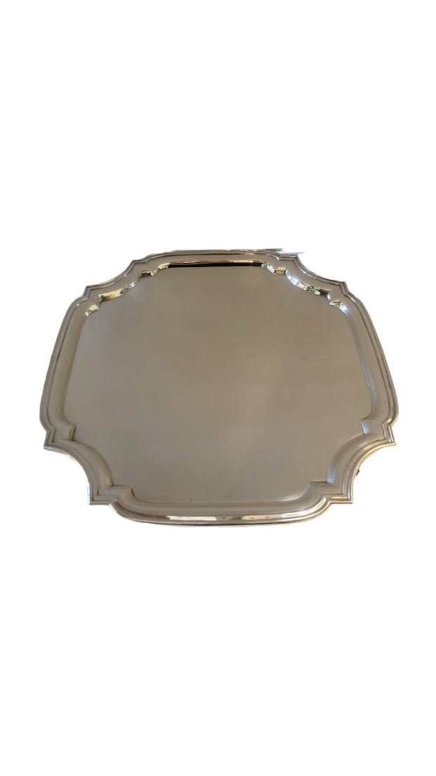 Tiffany Sterling 14" "Chippendale" Footed Tray