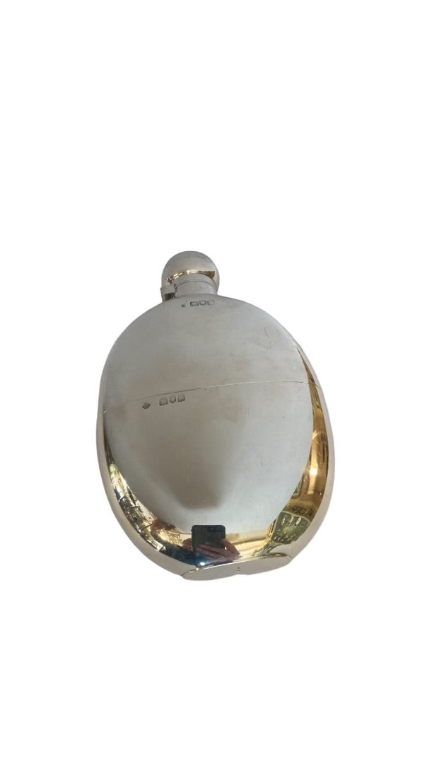 English Sterling Flask