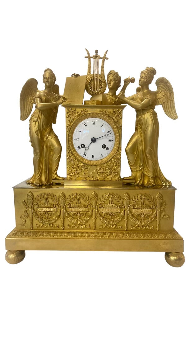 French Dore` Bronze Clock