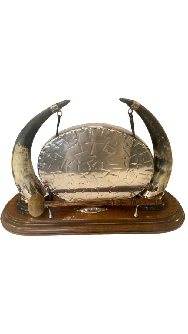 Chinese Gong With Horns