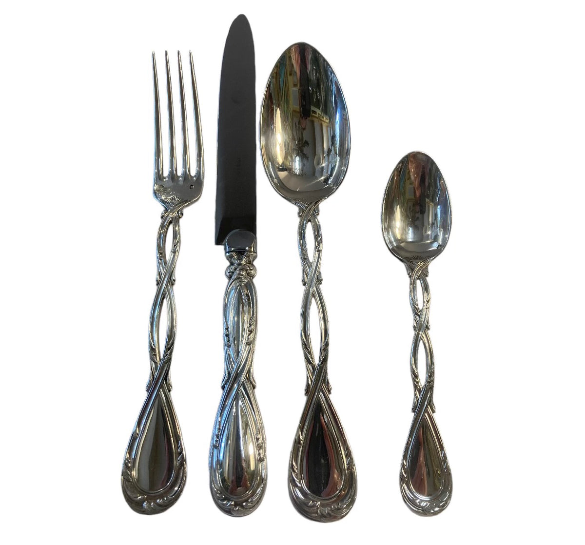 Puiforcat "Royal" Sterling Dinner Size Flatware