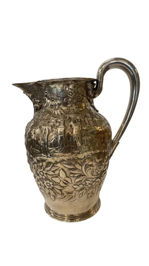 Coin Silver Pitcher by Samuel Kirk