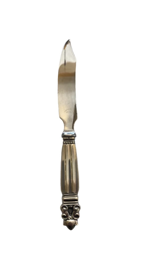 Georg Jensen Sterling "Acorn" Fish Knife