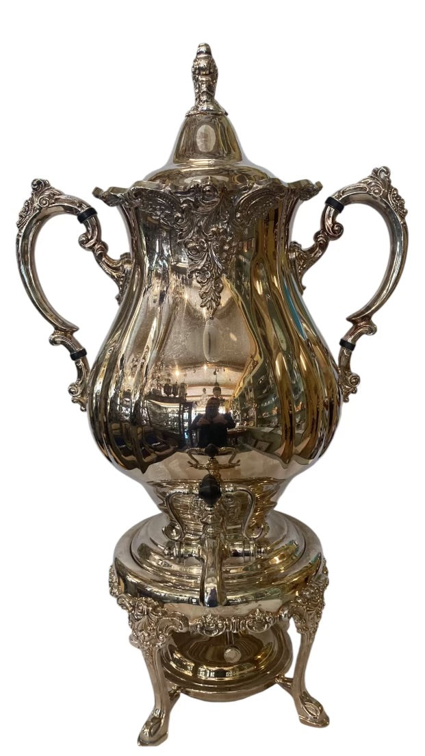 Wallace Silver Plated Coffee Urn With Burner