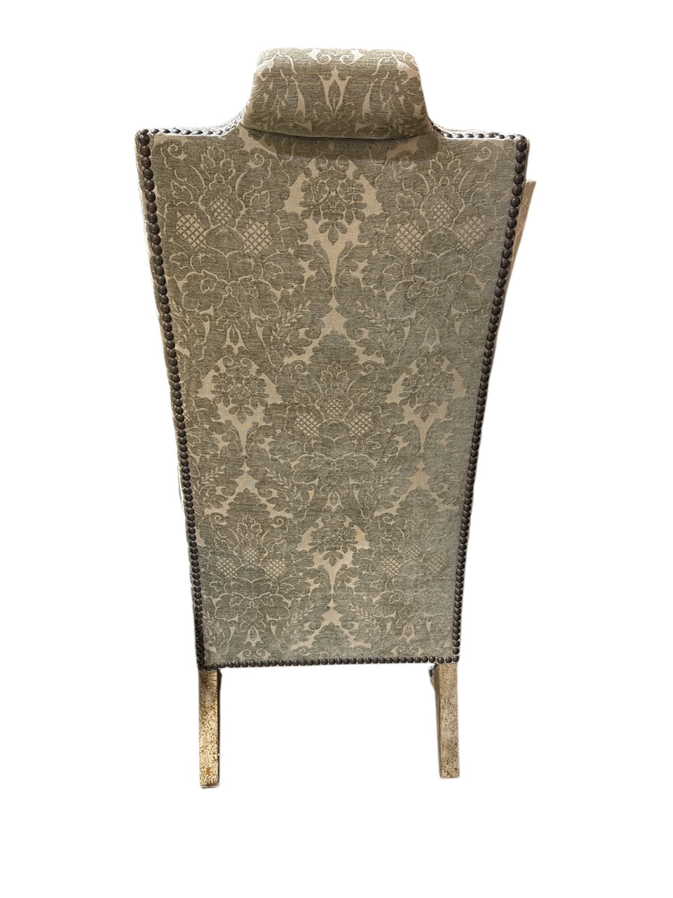 Pair Huge Wing Back Chairs by Lillian August