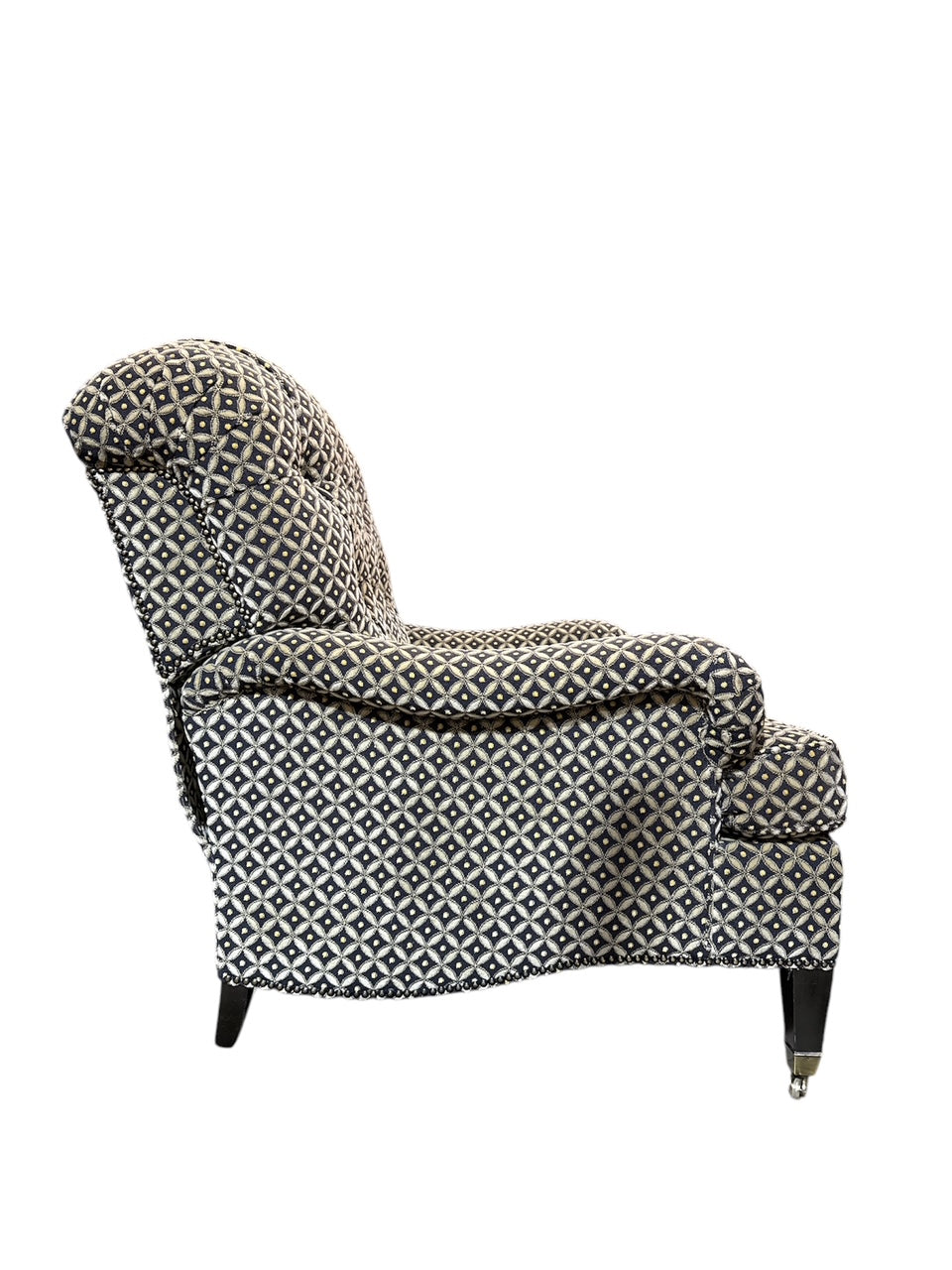 Upholstered Recliner Chair & Ottoman by Edward Ferrell