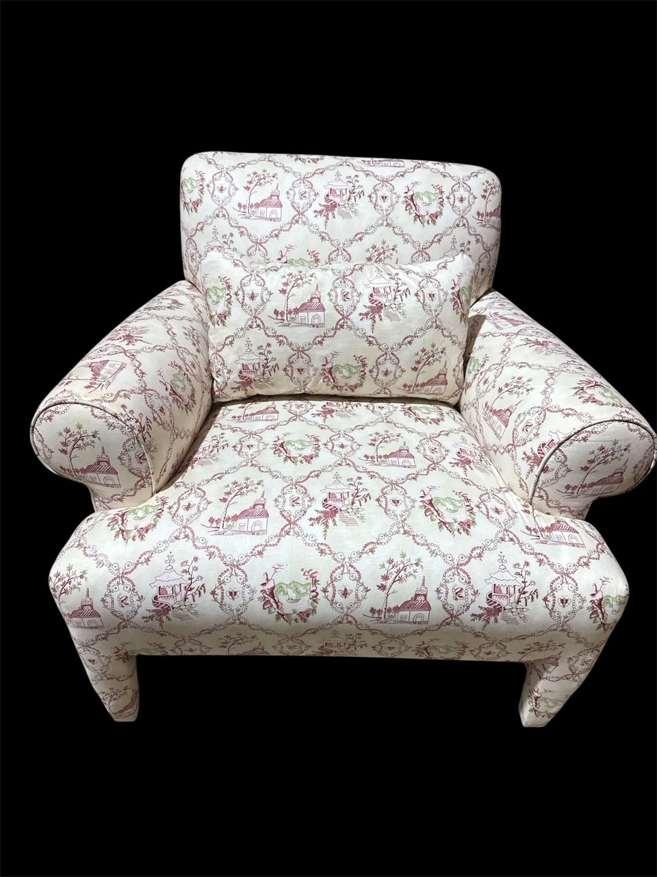 UPHOLSTERED CHAIR FRAME ONLY