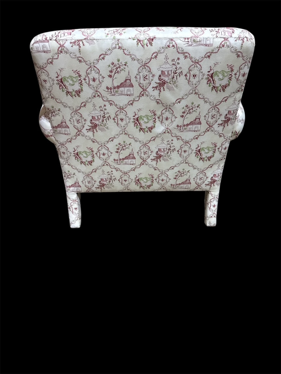 UPHOLSTERED CHAIR FRAME ONLY