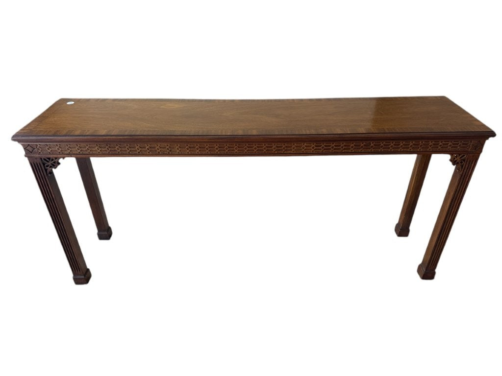 Chinese Chippendale Design Sofa Table