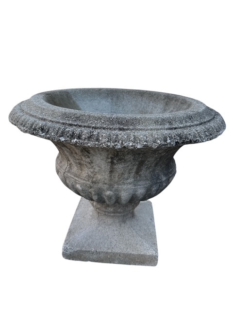 Pair Cast Stone Urns