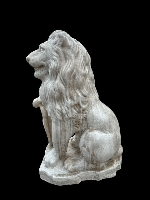 Glazed Terra Cotta Lion