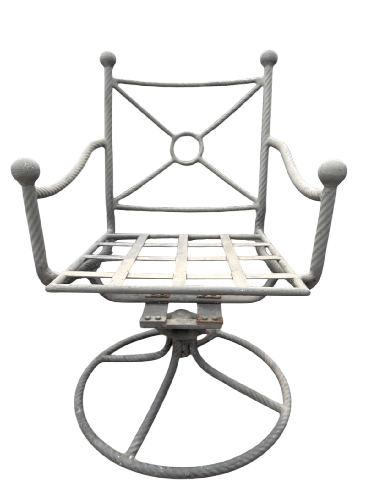 Rope Design Table and Six Swivel Chairs