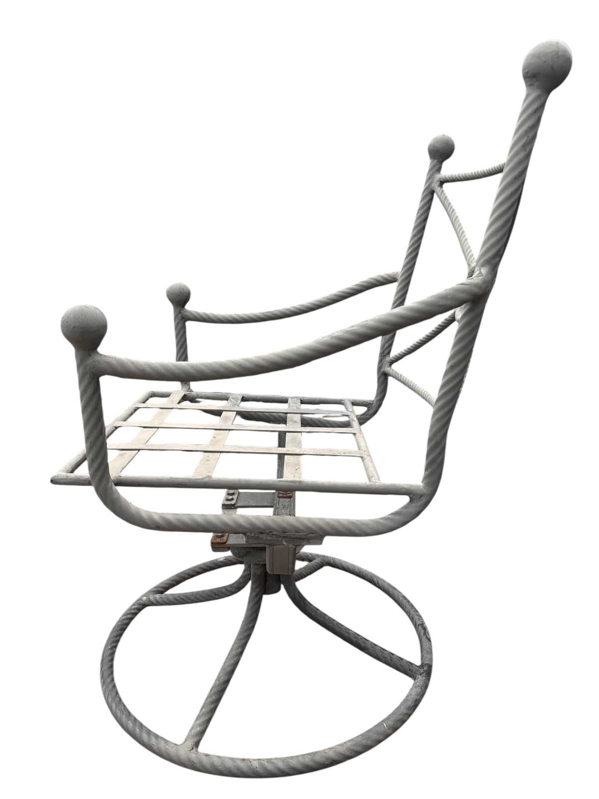 Rope Design Table and Six Swivel Chairs