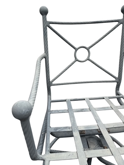 Rope Design Table and Six Swivel Chairs