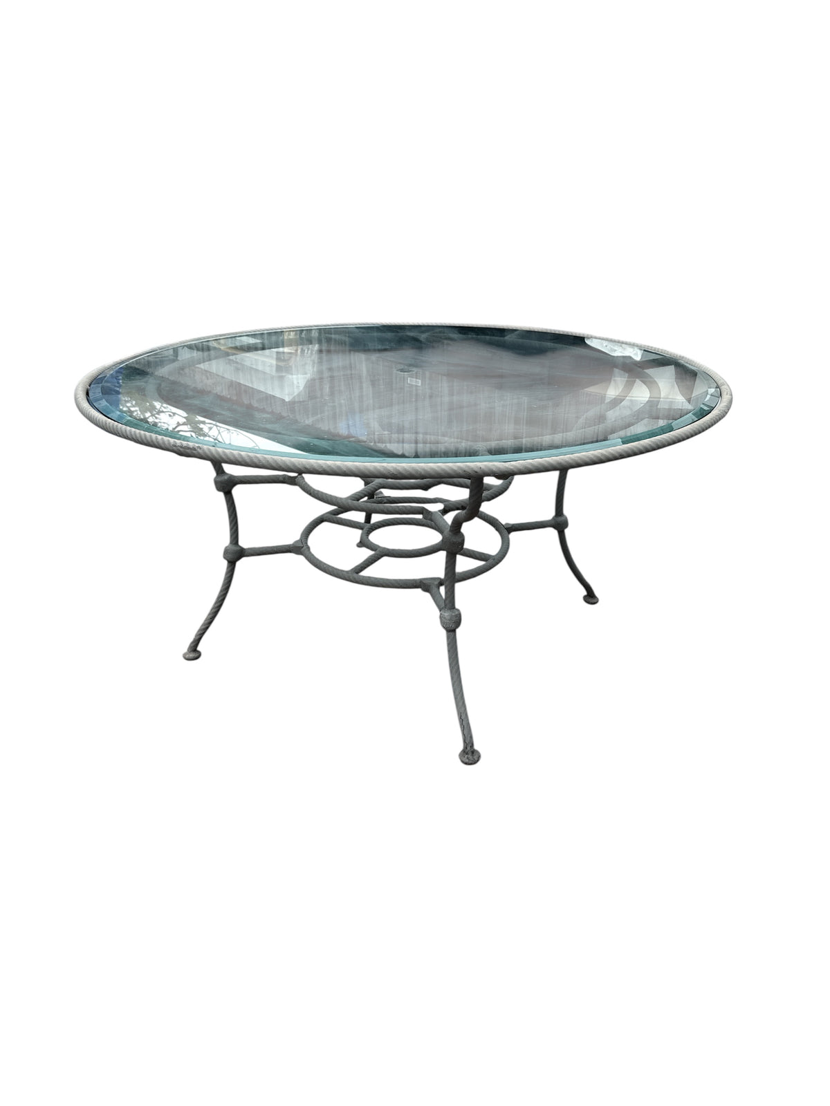 Rope Design Table and Six Swivel Chairs