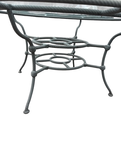 Rope Design Table and Six Swivel Chairs