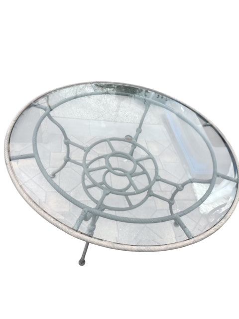 Rope Design Table and Six Swivel Chairs