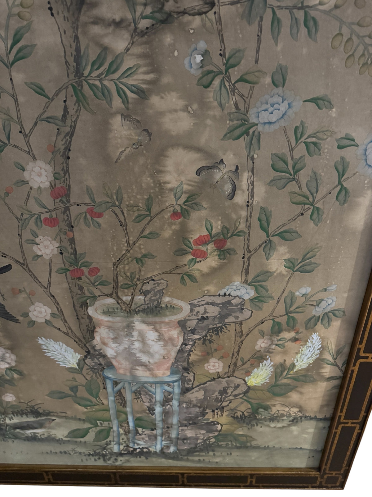 Pair Monumental Chinoiserie Wall Panels by Dessin Fournir