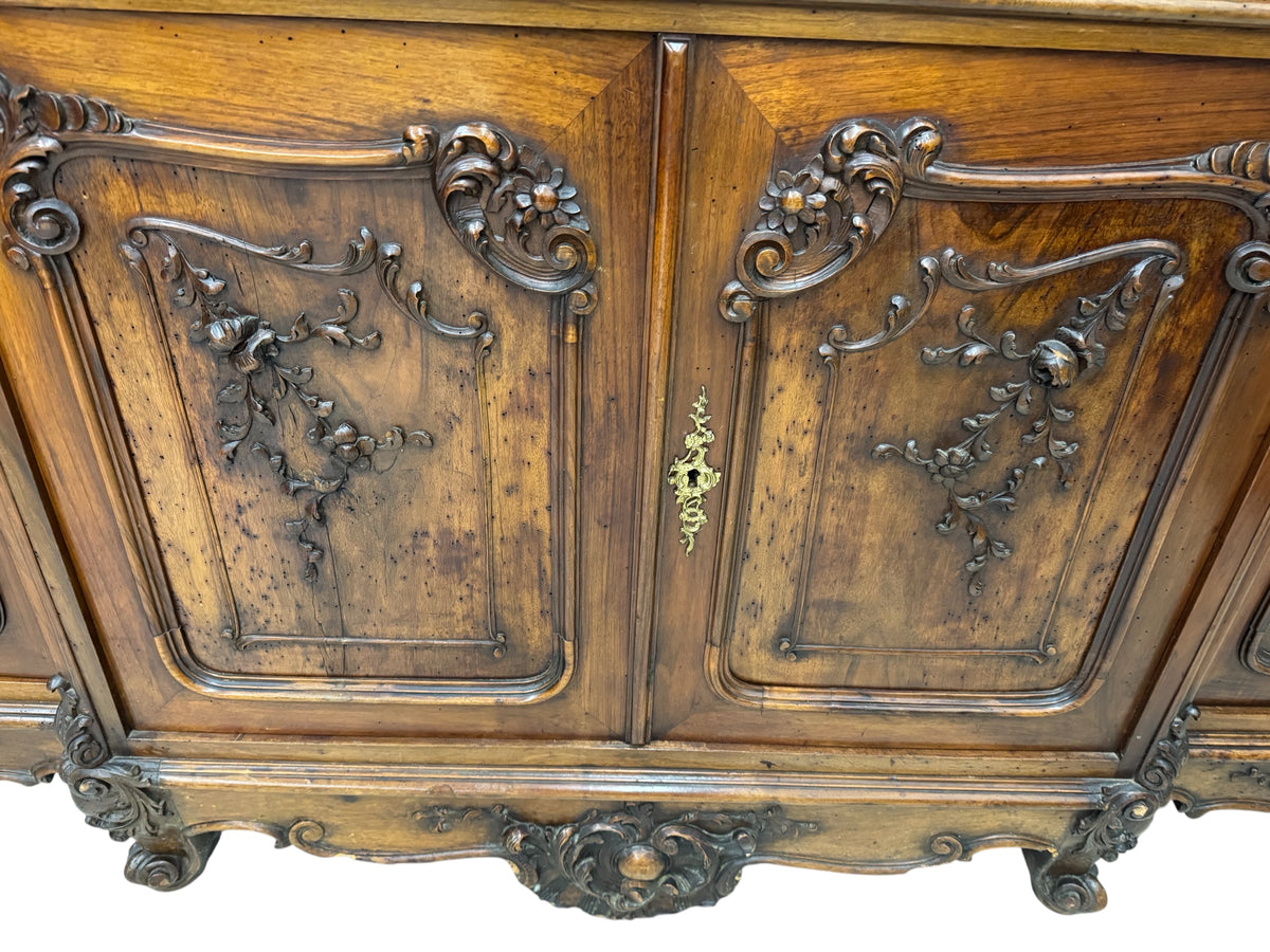 Large Carved Renaissance Revival Style Cabinet
