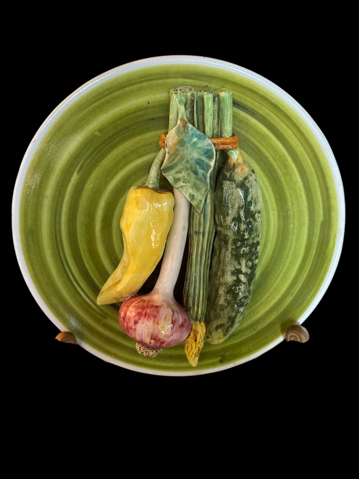 Vintage Ceramic Vegetable Plate