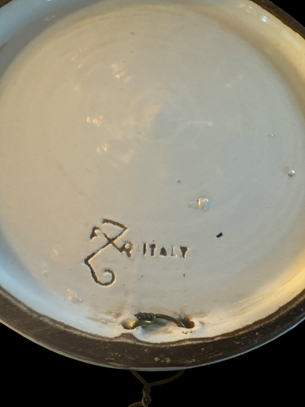 Vintage Ceramic Onion and Garlic Plate