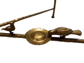 In The Style Of Reproduction Diego Giacometti Gilt Bronze Table