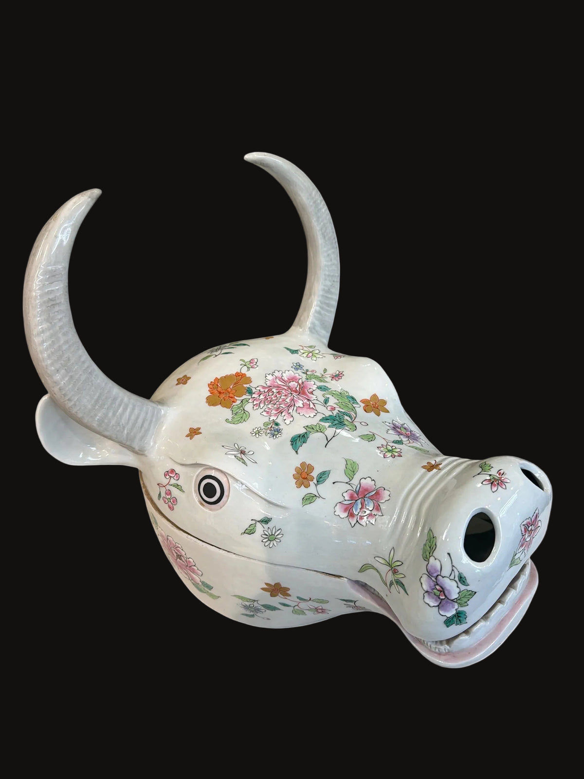 Faience Style Bull