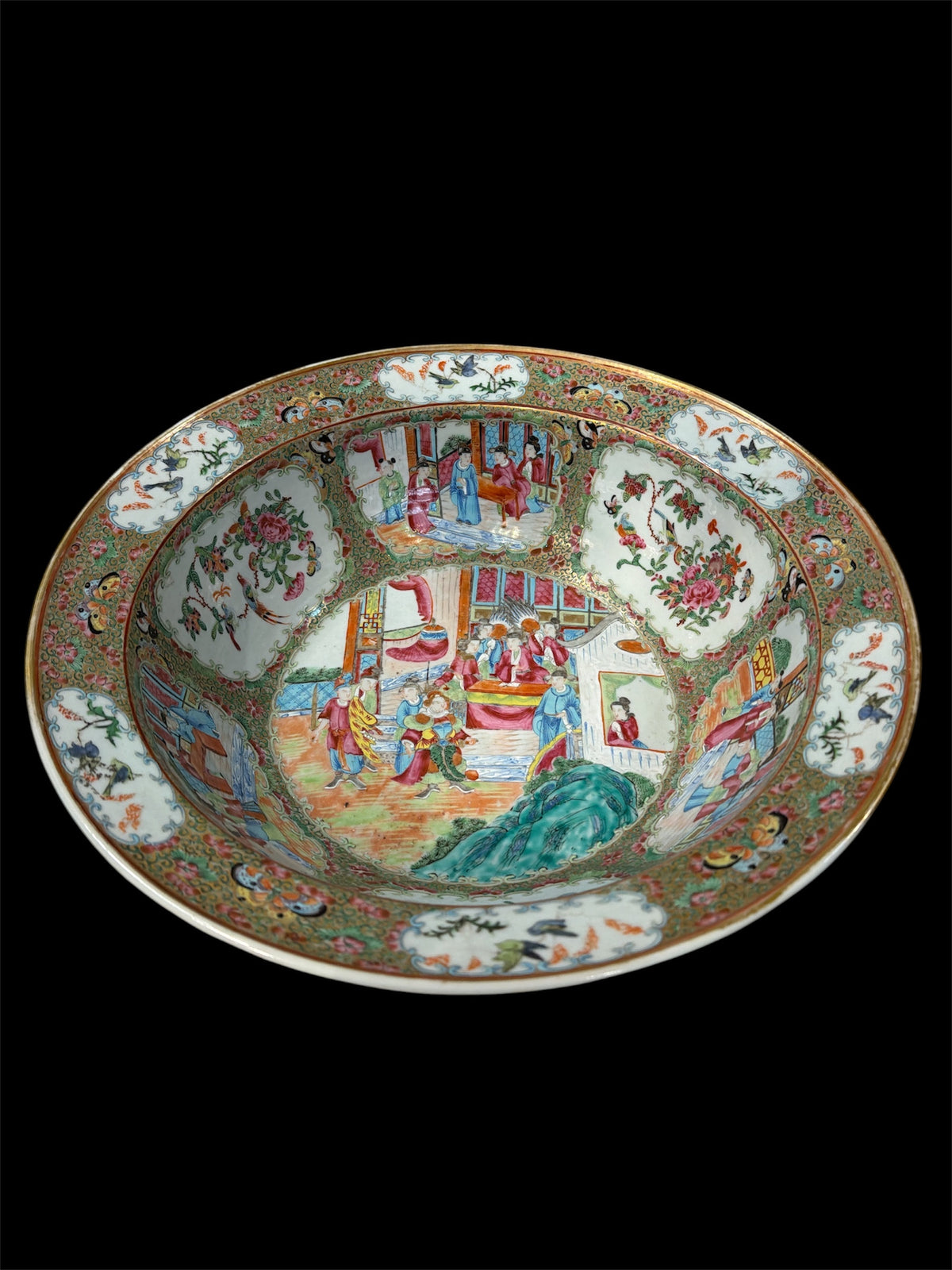 Rose Medallion Center Bowl