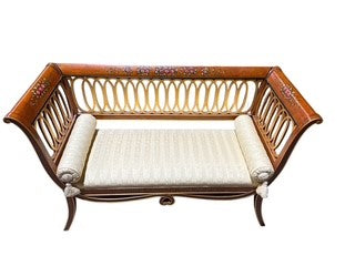 Regency Style Settee by Galimberti Lino