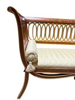 Regency Style Settee by Galimberti Lino