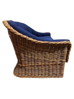 Wicker Works Rattan Classic Outdoor Round Back Sofa