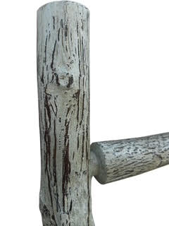 Faux Bois Style Full Size Bed