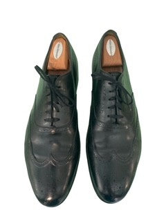 Classic Men's Black Leather Brogues